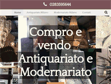 Tablet Screenshot of antiquariatomilano.com